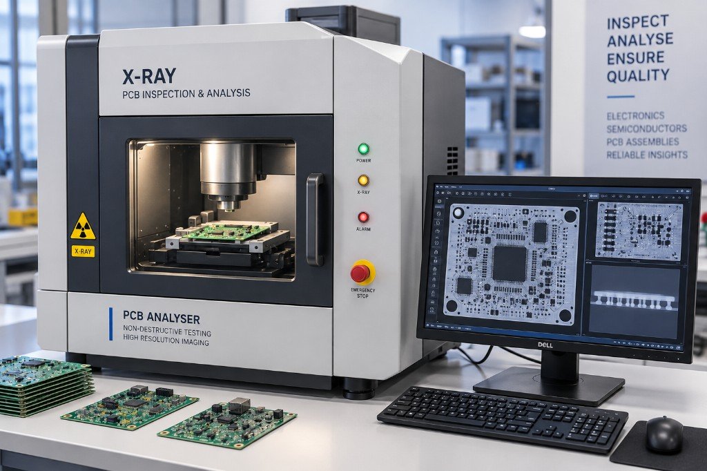 X-ray PCB analyser for non-destructive inspection of circuit boards